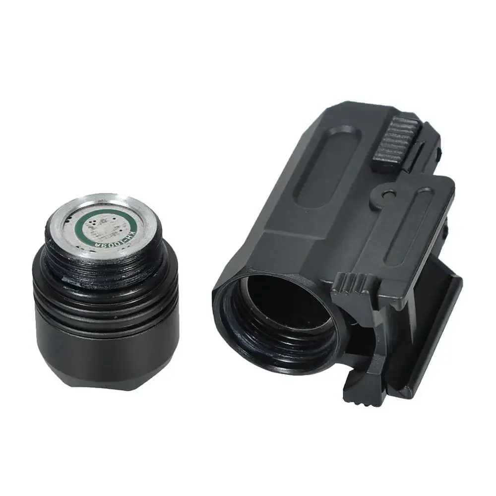 Mini pistola Airsoft QD, linterna de separación rápida para pistola, linterna LED para Rifle, linterna táctica, riel de 20mm compatible con Glock 17 19 18C 24 - imagen 4