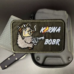 Parche bordado de moral táctica para mochila y ropa