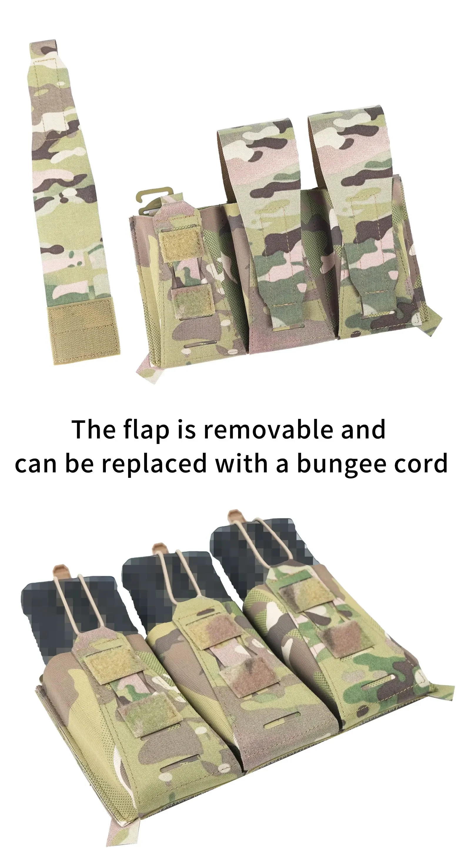 Bolsa táctica Universal M4 Panel para 6094 G3v2 Lbt estilo 6910a Airsoft 5,56 7,62 5,45 bolsa accesorios de caza al aire libre - imagen 5