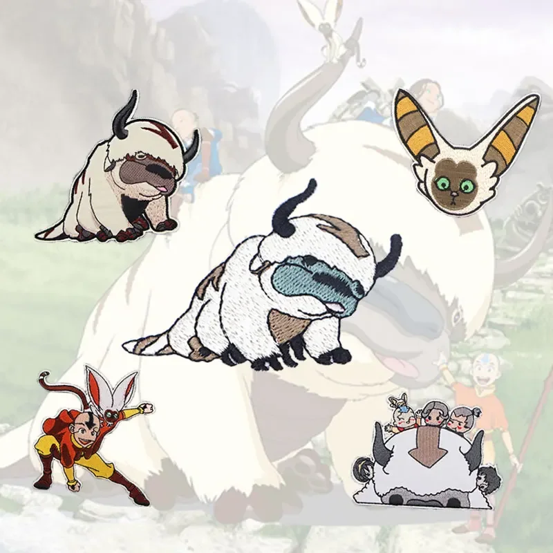 Parche de Avatar de Anime de Disney, pegatina de ropa para niños, apliques bordados de costura, decoración de ropa DIY, parches de planchado - imagen 4