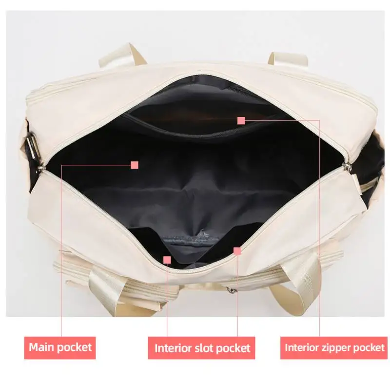 Bolsa de mano deportiva de 5cm, bolsas expandibles para gimnasio, Fitness, Yoga, viaje en seco y húmedo, bolso de mano, equipaje para senderismo al aire libre, bolso de fin de semana - imagen 5