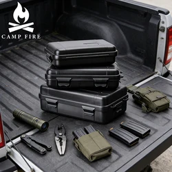 Caja de Almacenamiento Táctica Seca, Multicapa, con Espuma, a Prueba de Polvo, con Cierre de Hebilla para Linternas, Baterías y Dispositivos Láser