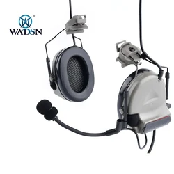 WADSN Auriculares Tácticos II U94 PTT Kenwood Adaptador Riel Casco