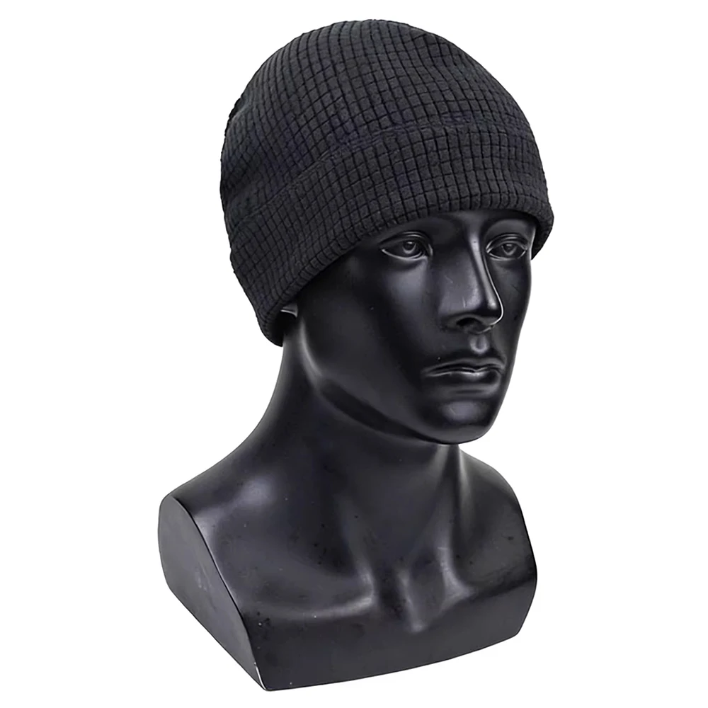 Gorro táctico de terciopelo a cuadros con orejas para frío - imagen 5