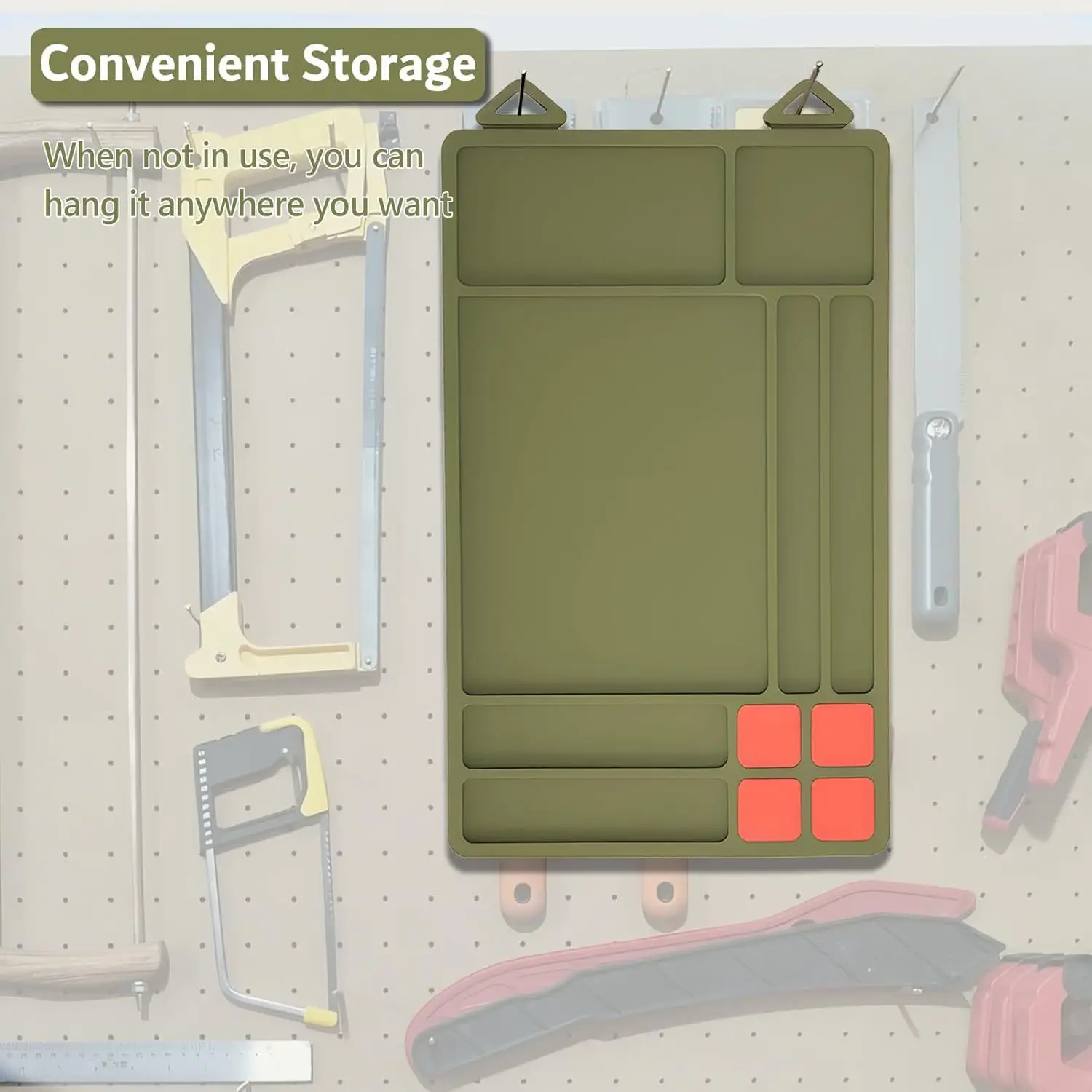 Estera de limpieza de pistola magnética, alfombra antideslizante, armas de limpieza, pistola, revólver, estera protectora para banco de trabajo, almohadilla de limpieza - imagen 5