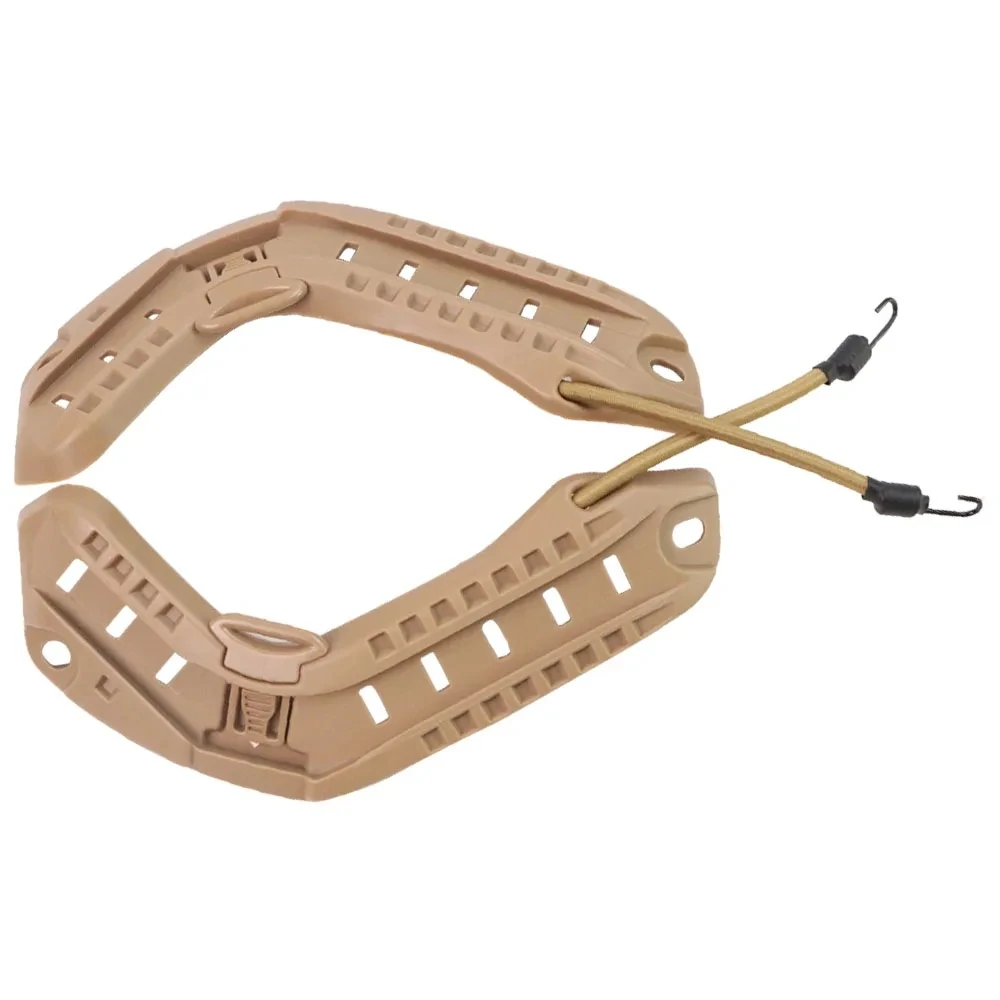 Adaptador de montaje de riel de casco táctico rápido, accesorios militares para casco de equitación al aire libre, Riel lateral con cordón, Tornillo de montaje - imagen 3