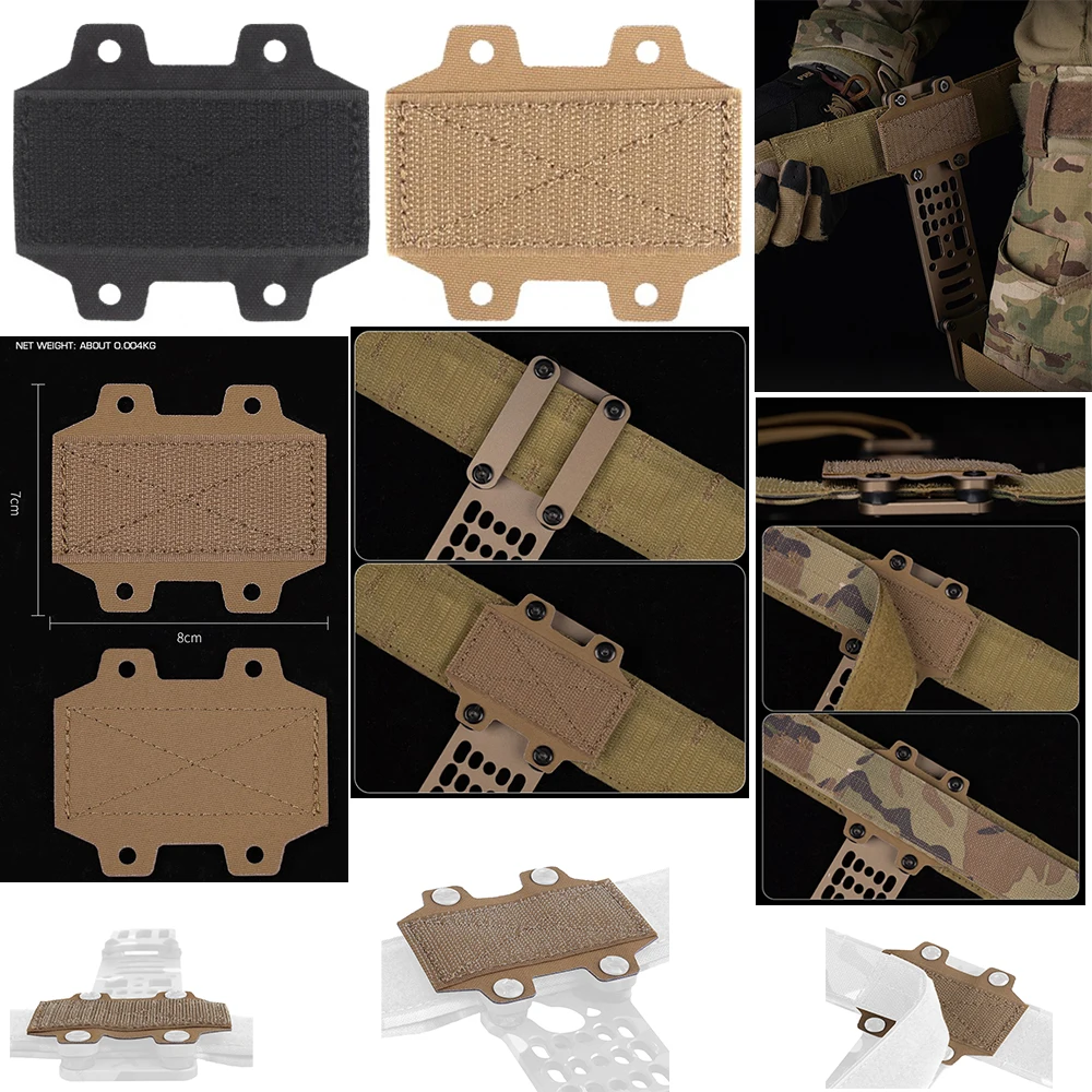 Nuevo adaptador MHA de caza, diseño de pegatina mágica para funda Modular de Metal, adaptador de montaje, accesorios para cinturón de batalla Airsoft de caza