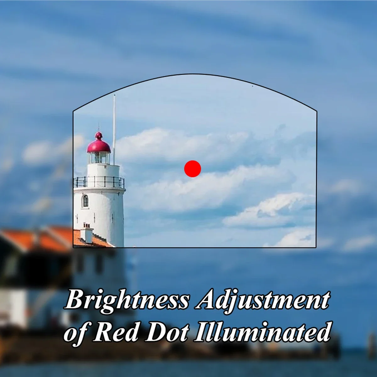 Nueva caza RM82 Red Dot Sight Reflex Airsoft óptica alcance para pistola Glock 17 19 Rifle táctico con marcas originales completas - imagen 4