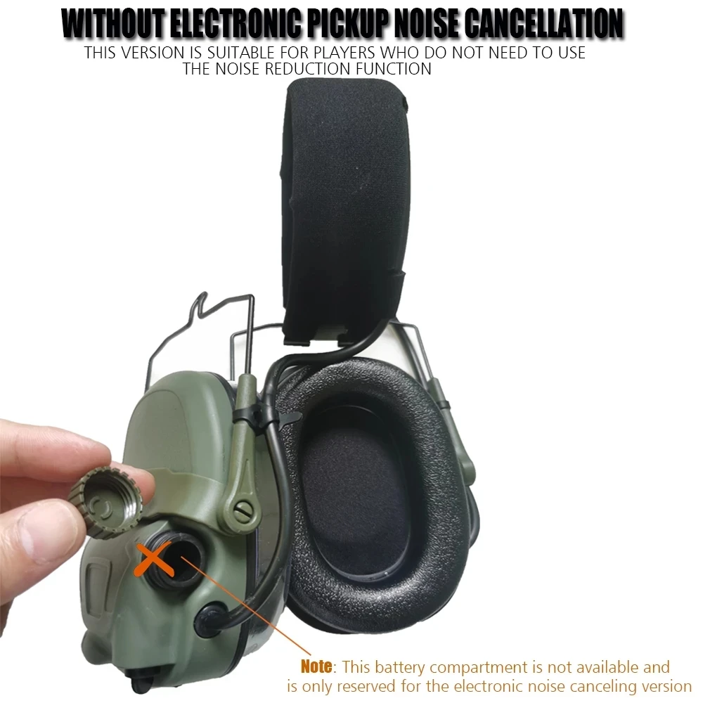 GEN 6 auriculares tácticos con micrófono de brazo robótico para caza, cascos militares CS con cancelación de ruido sin recolección para Paintball - imagen 5