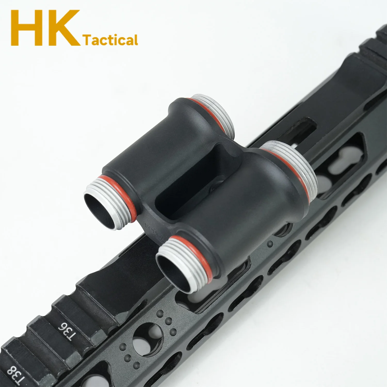 Adaptador de montaje M-LOK doble luz para linterna táctica - imagen 2
