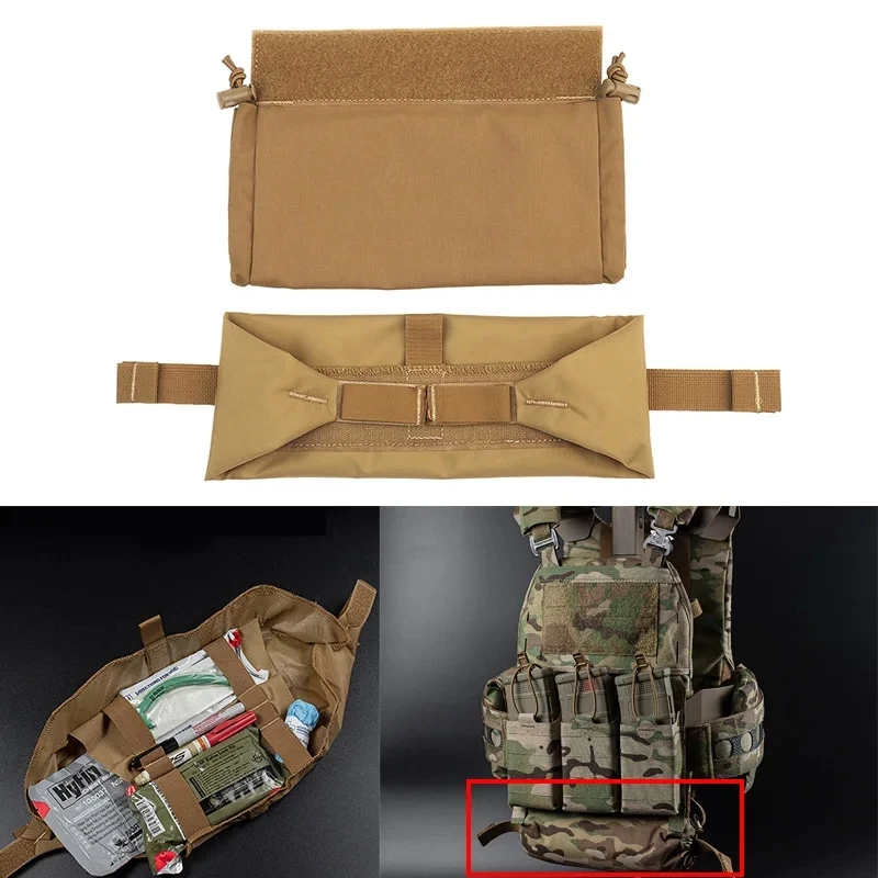 Chaleco táctico expandido para la parte inferior del Abdomen, Kit médico de emergencia de gran capacidad, portátil, de liberación rápida, Camuflaje FC, bolsa de primeros auxilios - imagen 5