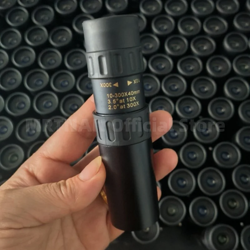 Telescopio Monocular profesional de largo alcance para caza y acampada, binoculares potentes portátiles HD 4K con Zoom 10-300x40, BAK4-Prisms