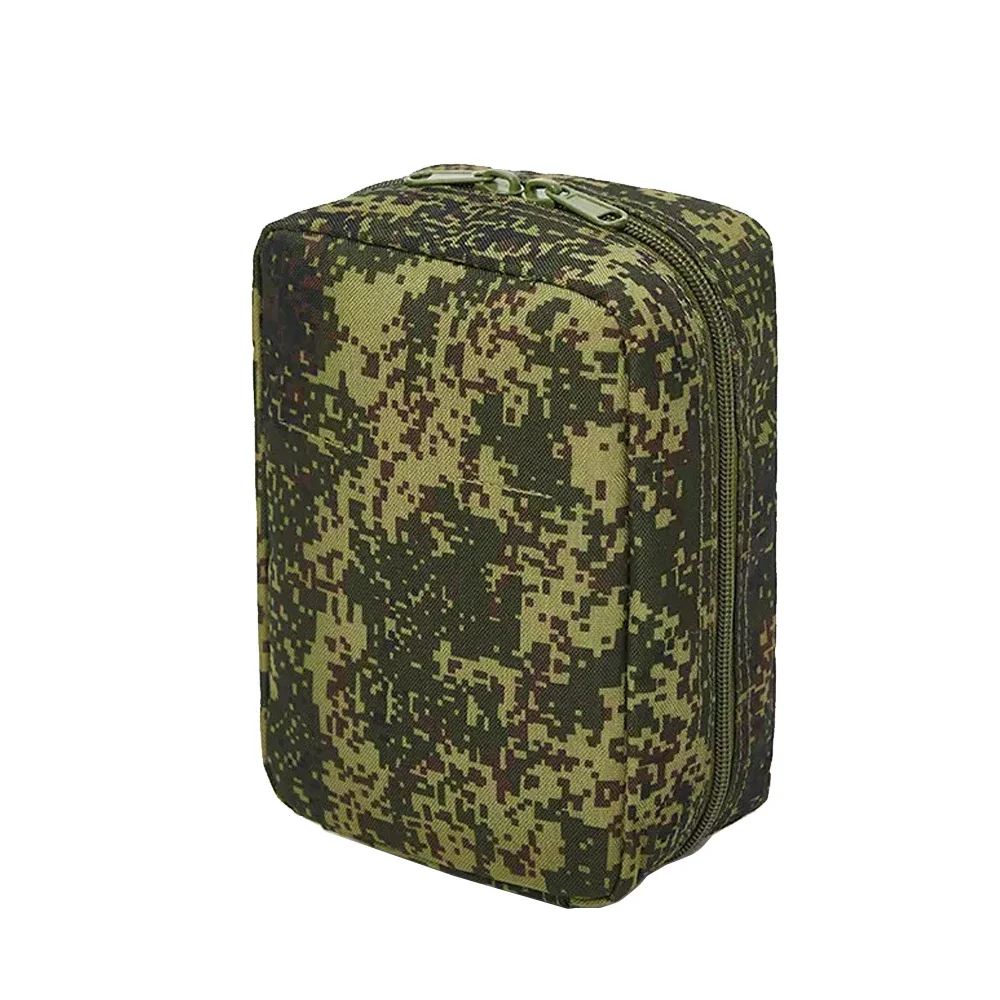 Botiquín de primeros auxilios ruso Vintage, botiquín de primeros auxilios de camuflaje para hombre verde pequeño, bolsa pequeña de almacenamiento de supervivencia en el campo, botiquín de primeros auxilios WW2 - imagen 2