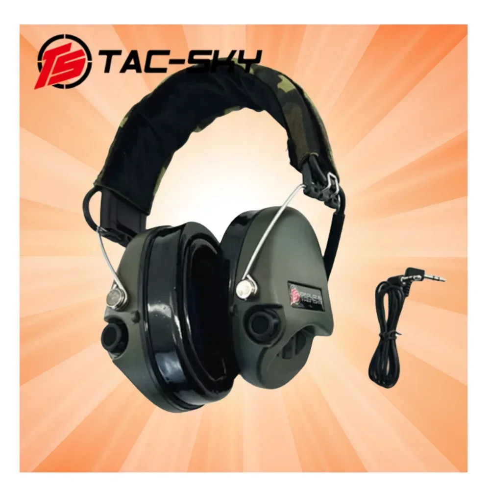 TS TAC-SKY-orejeras electrónicas tácticas para tiro, auriculares de silicona para sordin ipsc, protección auditiva al aire libre, orejeras tácticas - imagen 4
