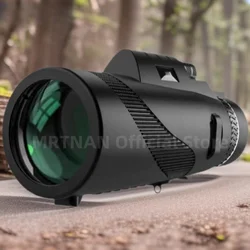 Telescopio portátil con Zoom HD de 5000M, plegable de larga distancia, Mini telescopio potente para caza, deportes, Camping al aire libre, Viajes