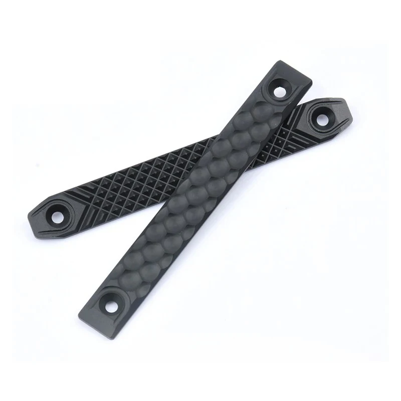 5 modelos 8/12CM táctico de aluminio CNC MLOK KEYMOD cubierta de riel Picatinny para AR15 HK416 M4 M16 AK 47 tubo frontal protección antideslizante - imagen 2
