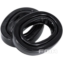 Orejeras tácticas negras de repuesto AMP – Almohadillas de gel