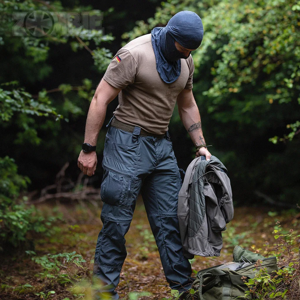 Camiseta de manga corta de secado rápido, camiseta interior alemana para entrenamiento físico táctico al aire libre, deportes, correr, Fitness, Color arena - imagen 4