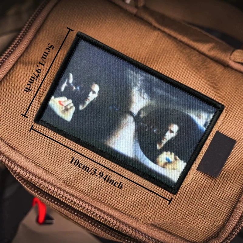Parche de película Morpheus Red Pill Matrix para ropa, insignias de moral táctica, parches militares con gancho impreso, pegatinas para mochila - imagen 4