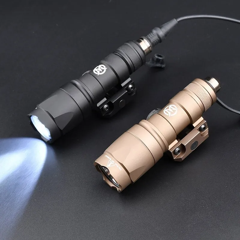 WADSN-linterna de explorador táctico M300 M300A, luz blanca de 400 lúmenes para arma de caza Airsoft, accesorios de riel Picatinny de 20mm - imagen 5