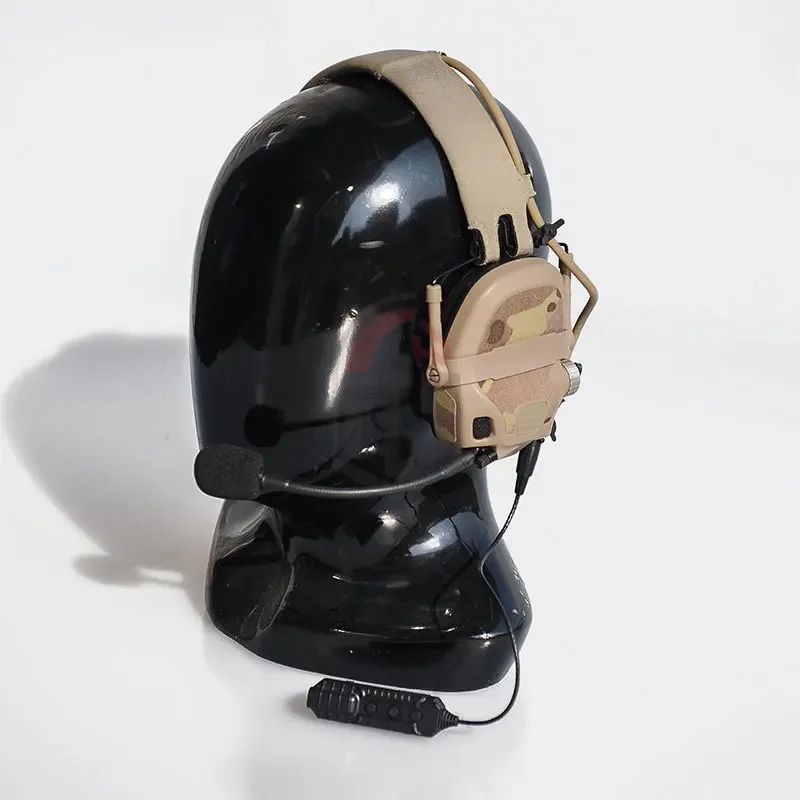 FCS-TACTICAL-auriculares tácticos AMP de nueva generación, adaptador auxiliar sin ondas, con sonido estéreo - imagen 4