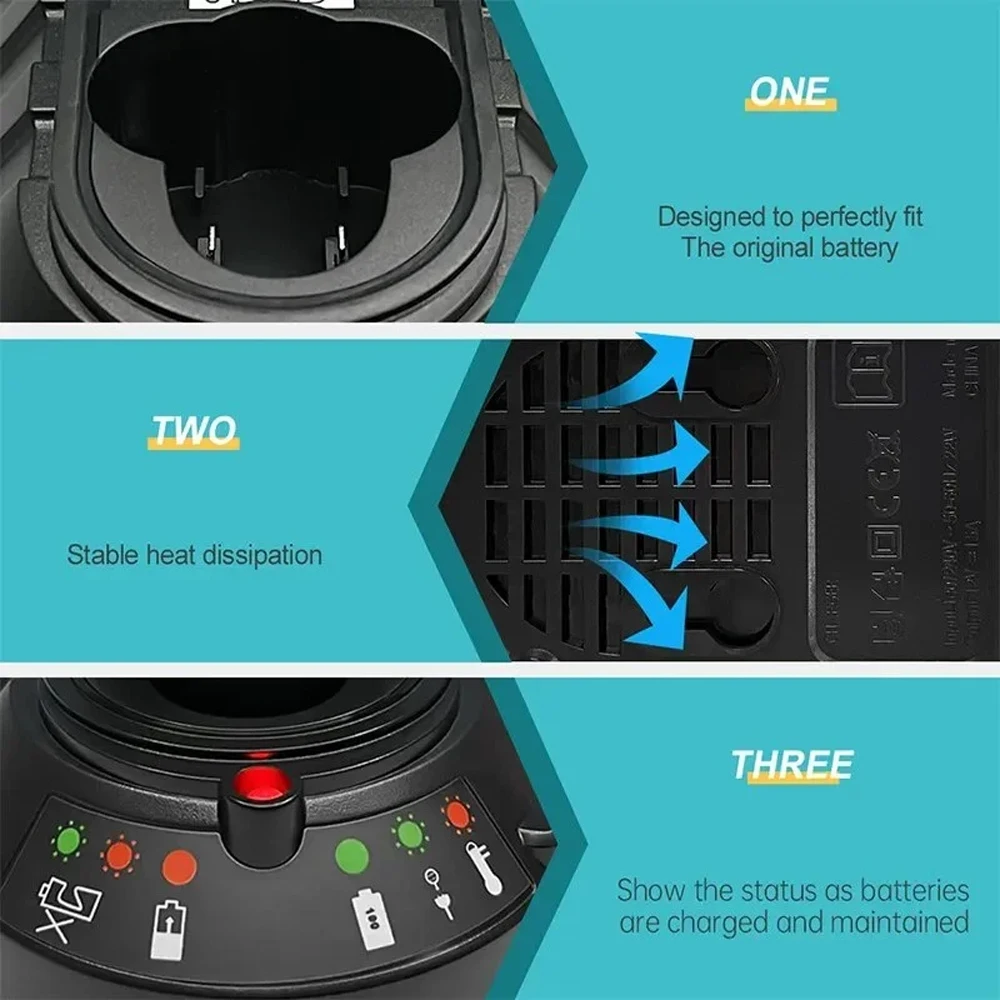 Cargador batería Li-ion Makita para taladro y destornillador - imagen 5