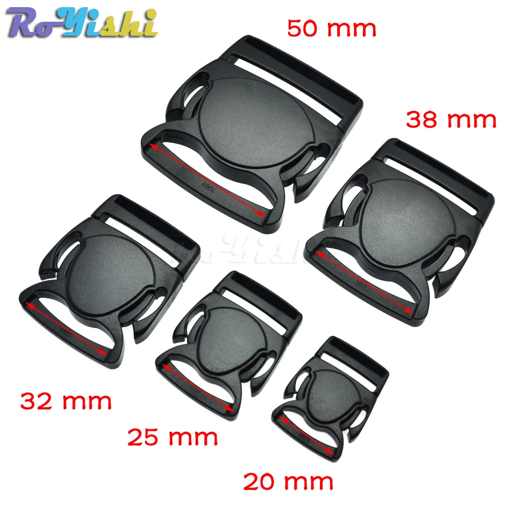 Hebillas de Liberación lateral de plástico, correas de mochila adelgazantes para bolsa de deportes al aire libre, accesorio de bolsa de viaje - imagen 4