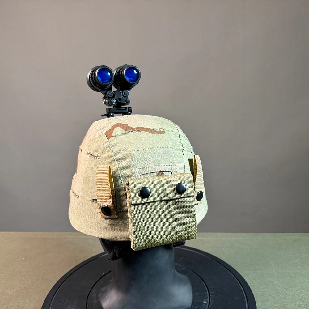 Kit de peso de casco para baterías 6x CR123A, se puede colocar