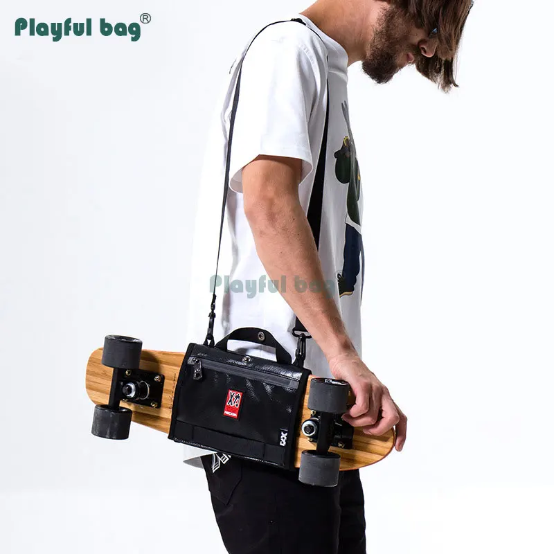 Bolso de hombro portátil multifuncional para monopatín, bolsa de transporte profesional para monopatín AMB176 - imagen 3