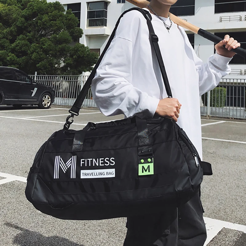 Bolsa de Yoga para gimnasio, bolsas de lona deportivas con mochila de escalada para acampar al aire libre en seco y húmedo, mochila grande resistente al desgaste para viajes y senderismo - imagen 5