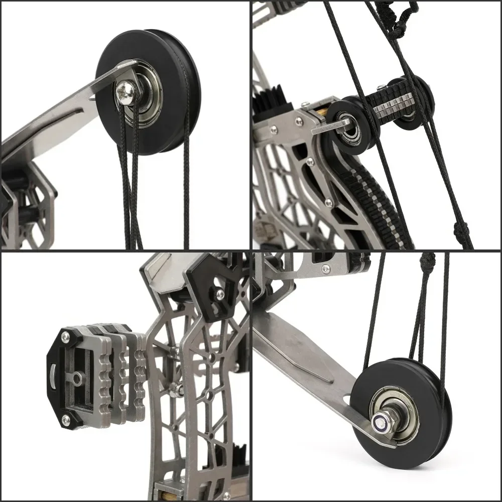 Juego de arco y flechas compuestos Archer de 12 libras, rango de 40-50m, Mini arco de tiro, juguete para regalo para entretenimiento al aire libre/interior, arco de tiro con arco - imagen 5