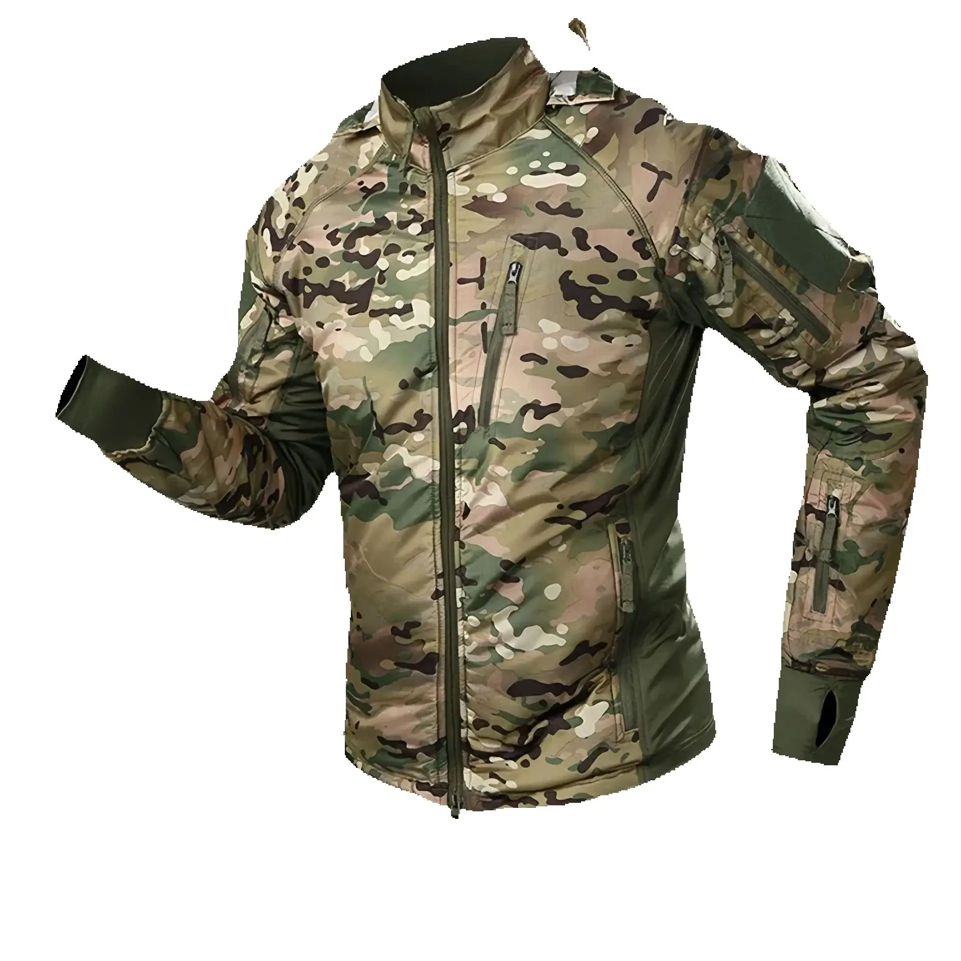 G2 camuflaje táctico Hardshell chaqueta de escalada cálida para hombre abrigo de uniforme de combate top