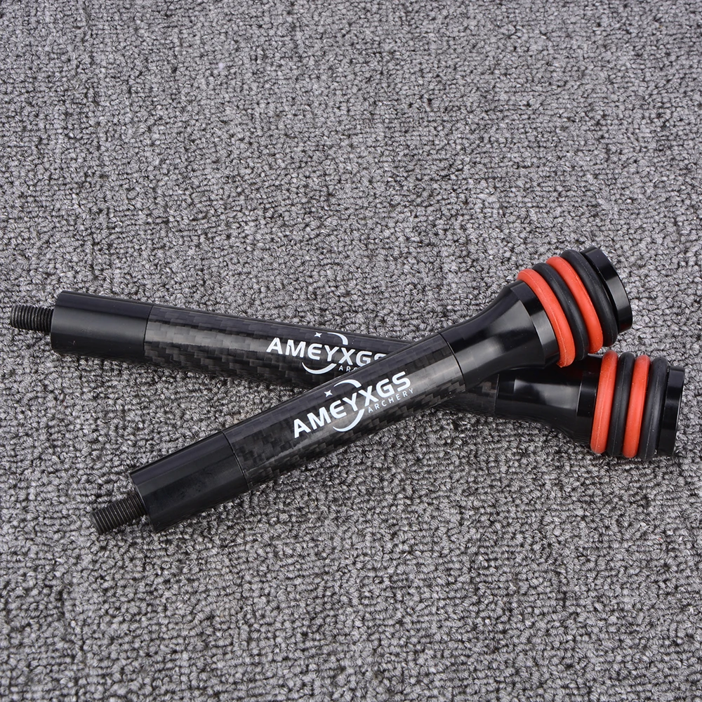 Amortiguador de arco de tiro con arco de 6/8/10/12 pulgadas, estabilizador de carbono CNC, contrapeso para arco compuesto, accesorios de caza - imagen 4