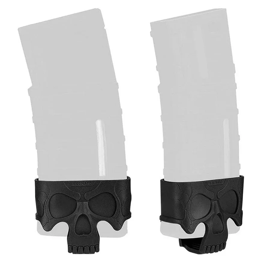 Bucles tácticos de jaula de goma para tirar rápida, 5,56, para M4 M16 AK, asistencia para revistas, tiro, caza, Paintball, Airsoft - imagen 2