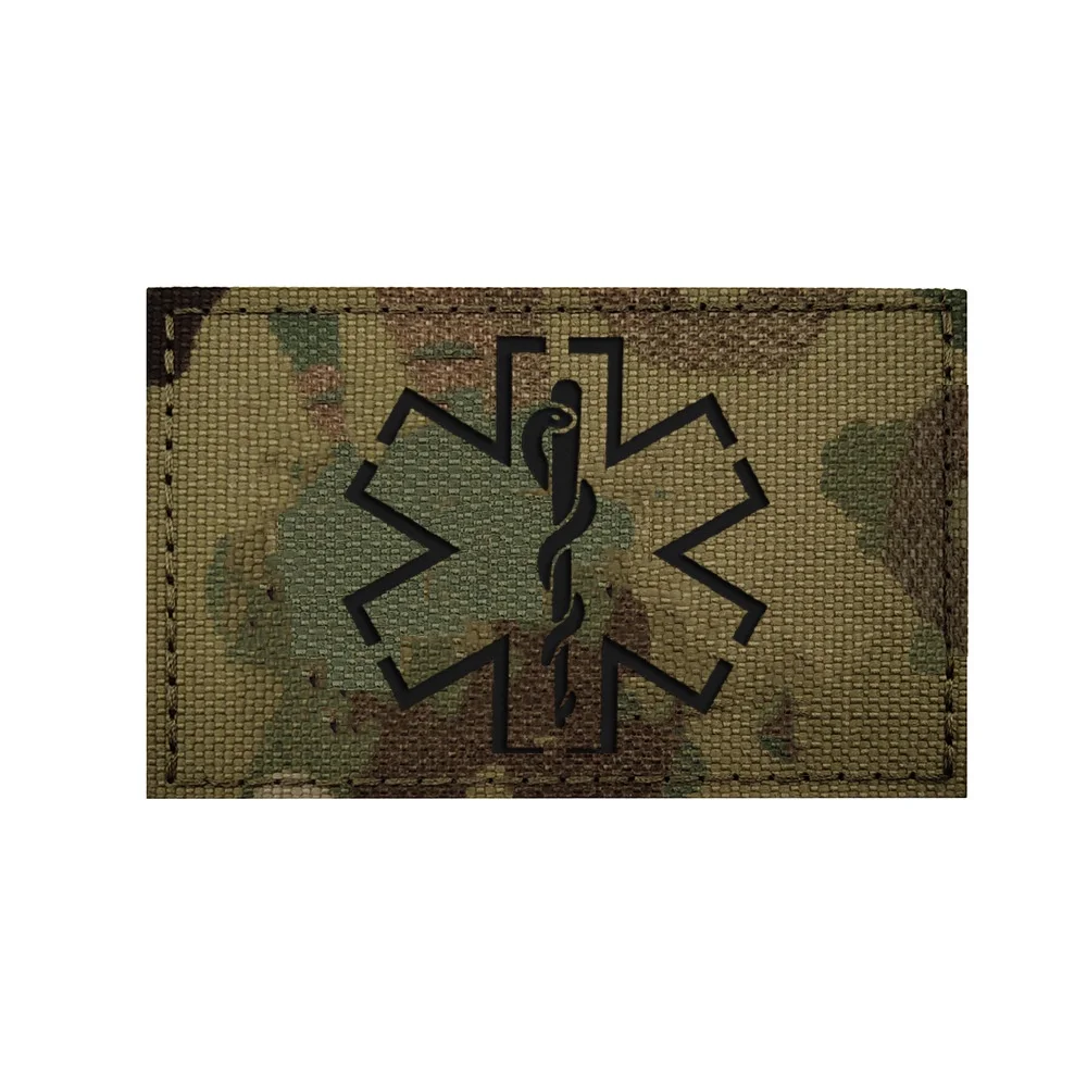 Insignia táctica militar luminosa, parches de mochila, brazalete de paracaídas, láser P J, corte infrarrojo, reflexión IR, nuevo - imagen 3