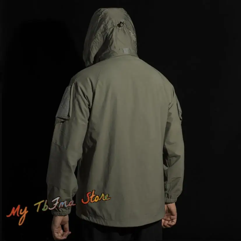 Navy Seals estilo táctico PCU L5 chaqueta de concha suave ropa de carga de nailon uniforme de combate abrigo superior cortavientos impermeable a prueba de viento - imagen 5