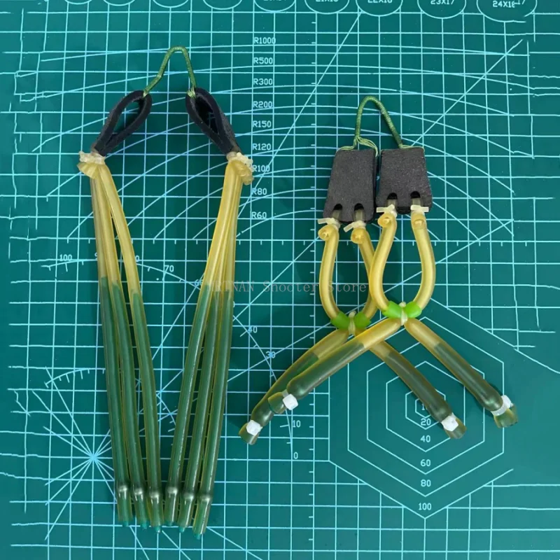 Potentes bandas de goma para tirachinas, bola de tarjeta de tiro, bandas redondas, tubo de látex, herramientas elásticas de catapulta de caza de repuesto - imagen 5