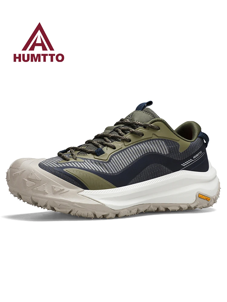 HUMTTO-Botas de senderismo de malla para hombre, botas de caza transpirables, zapatillas para caminar, zapatos tácticos de combate en el desierto, zapatos de trekking al tobillo - imagen 5