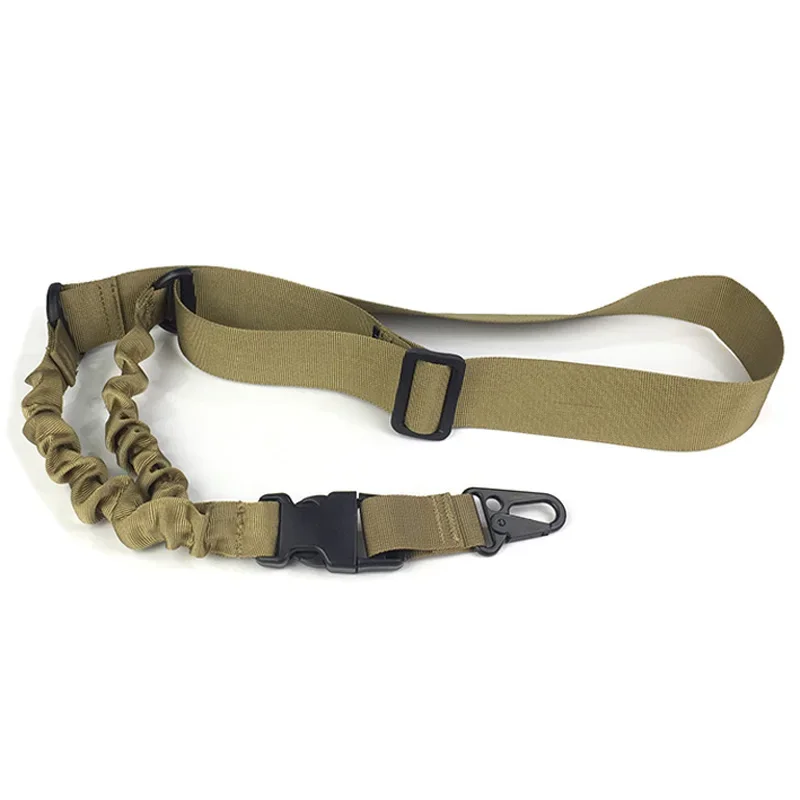 Correa de nailon para exteriores, multiimisión, ajustable, one 1, de un solo punto, para pistola táctica, Rifle, cinturón MC/BK/KK/OD - imagen 5