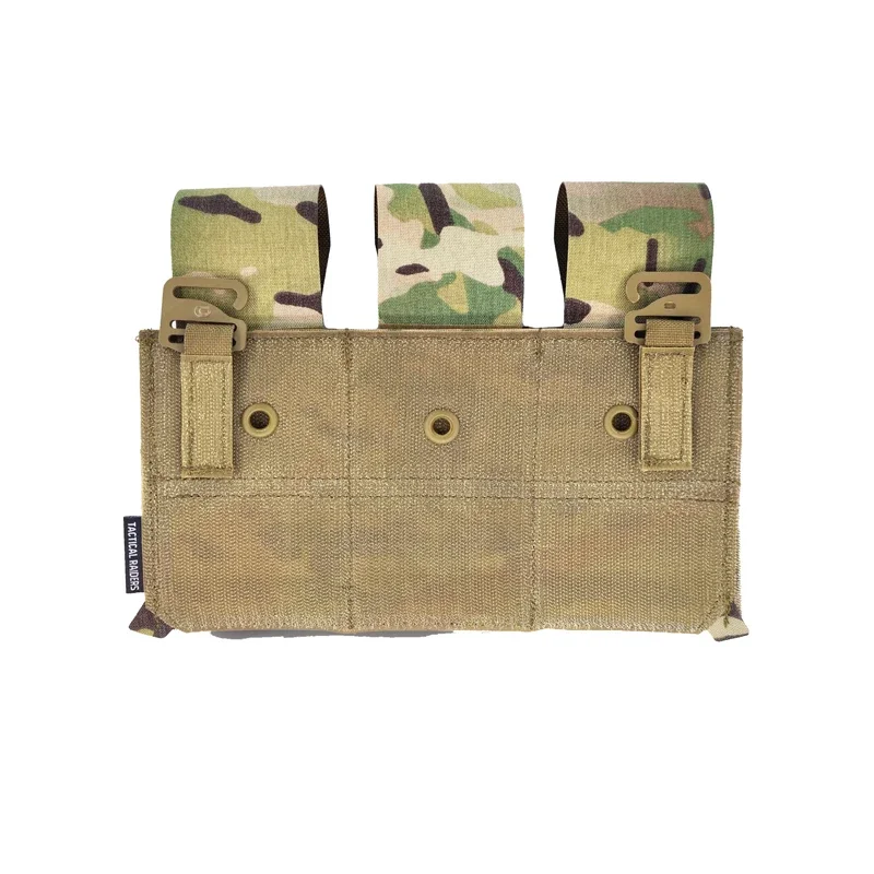 Bolsa táctica Mag Multicam LBT-6910A LC M4, Triple bolsa para cargador Airsoft, chaleco táctico Molle, equipo de bolsa de Panel frontal - imagen 2