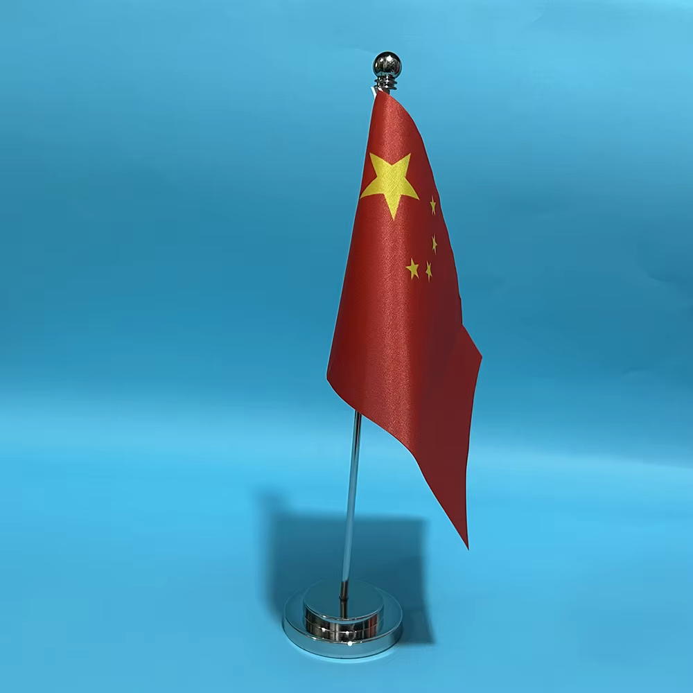 Bandera China en poliéster para decoración de escritorio - imagen 2