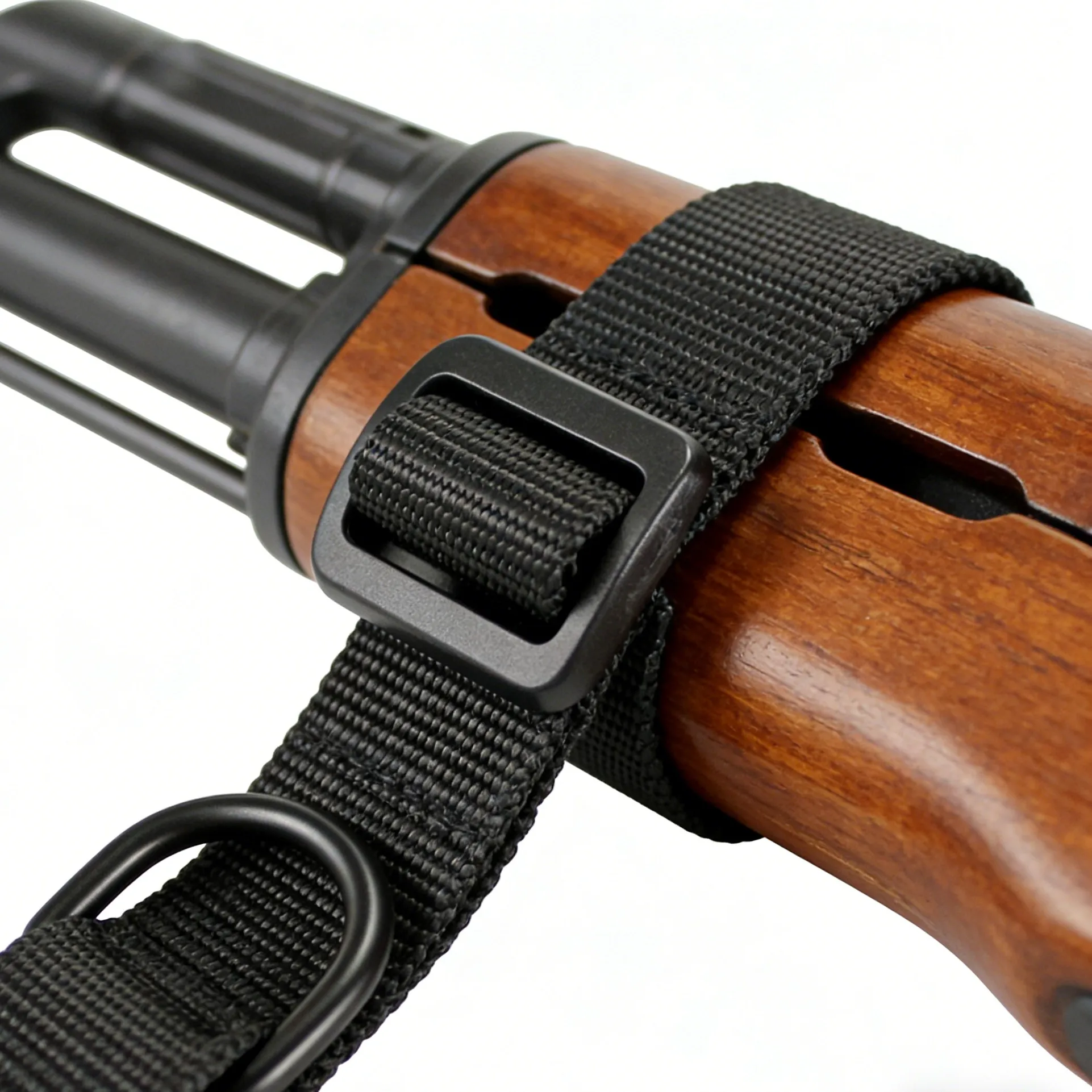 Cuerda táctica multifunción ajustable Airsoft ButtStock Sling Rifle adaptador Stock correas de pistola cuerda 1/2/3 Uds - imagen 4