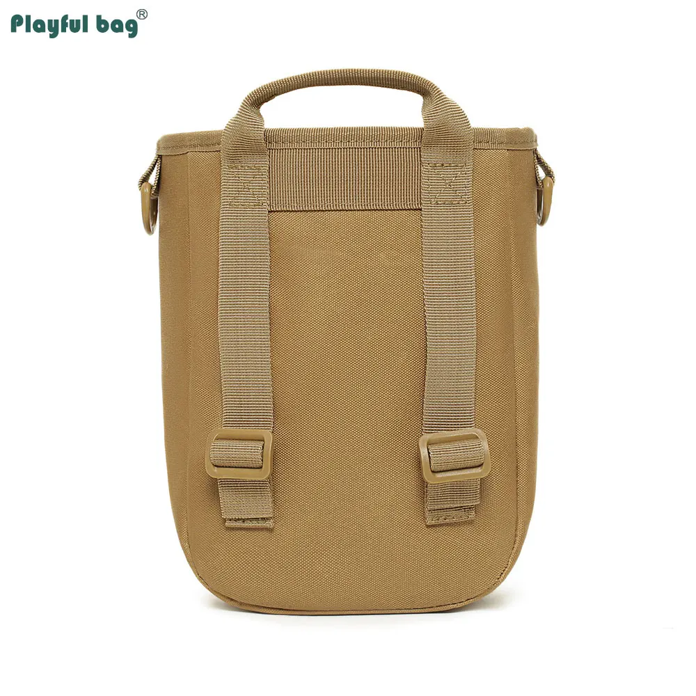 Bolsa de reciclaje grande táctica, bolsa de cintura con cordón, bolsa de accesorios médicos para exteriores de 4L, herramientas multifuncionales AVA301 - imagen 3