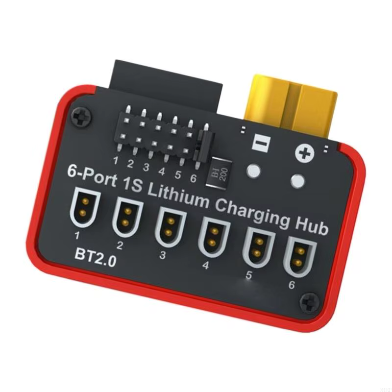 Cargador concentrador de batería con conectores BT2.0 y PH2.0 - imagen 4