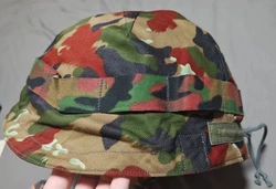 Funda táctica camuflaje woodland para casco táctico Swiss M71