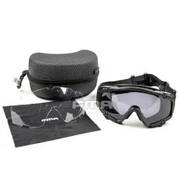 FMA Airsoft si-gafas balísticas con ventilador, versión actualizada, gafas tácticas antiniebla, gafas de protección ocular de seguridad para Paintball, nuevas