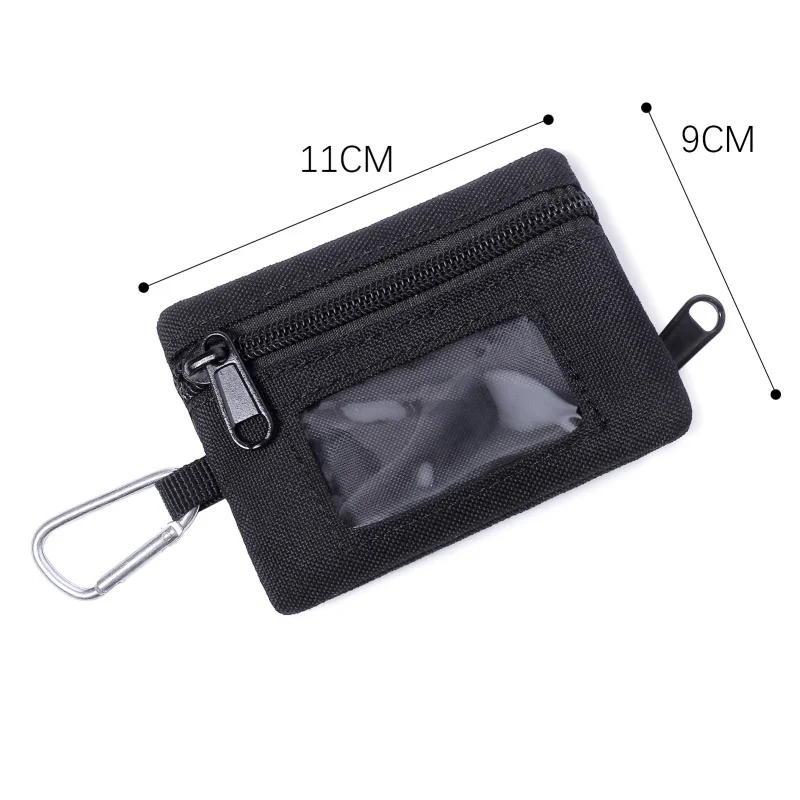 Cartera táctica EDC Molle, bolsa de cintura portátil, estuche para tarjetas y llaves, monedero para deportes al aire libre, bolsa de caza, bolsa de herramientas con cremallera - imagen 2