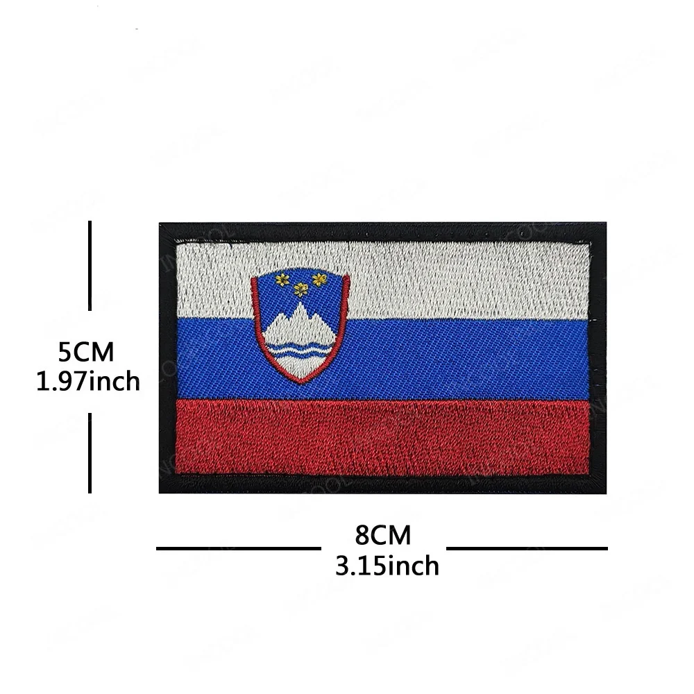 Banderas europeas bandera nacional Alemania Francia Reino Unido España Lituania parche bordado apliques tácticos brazalete insignias decorativas - imagen 2