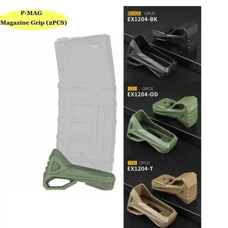 Agarre táctico para revista P-MAG, funda de extracción rápida, almohadilla Base, extensión de revista de Rifle multifuncional, accesorios de caza