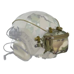 Bolsa de batería montada en casco, paquete de batería NVG estilo SC, bolsa de contrapeso trasero para accesorios de casco FAST MK1 PJ Airsoft